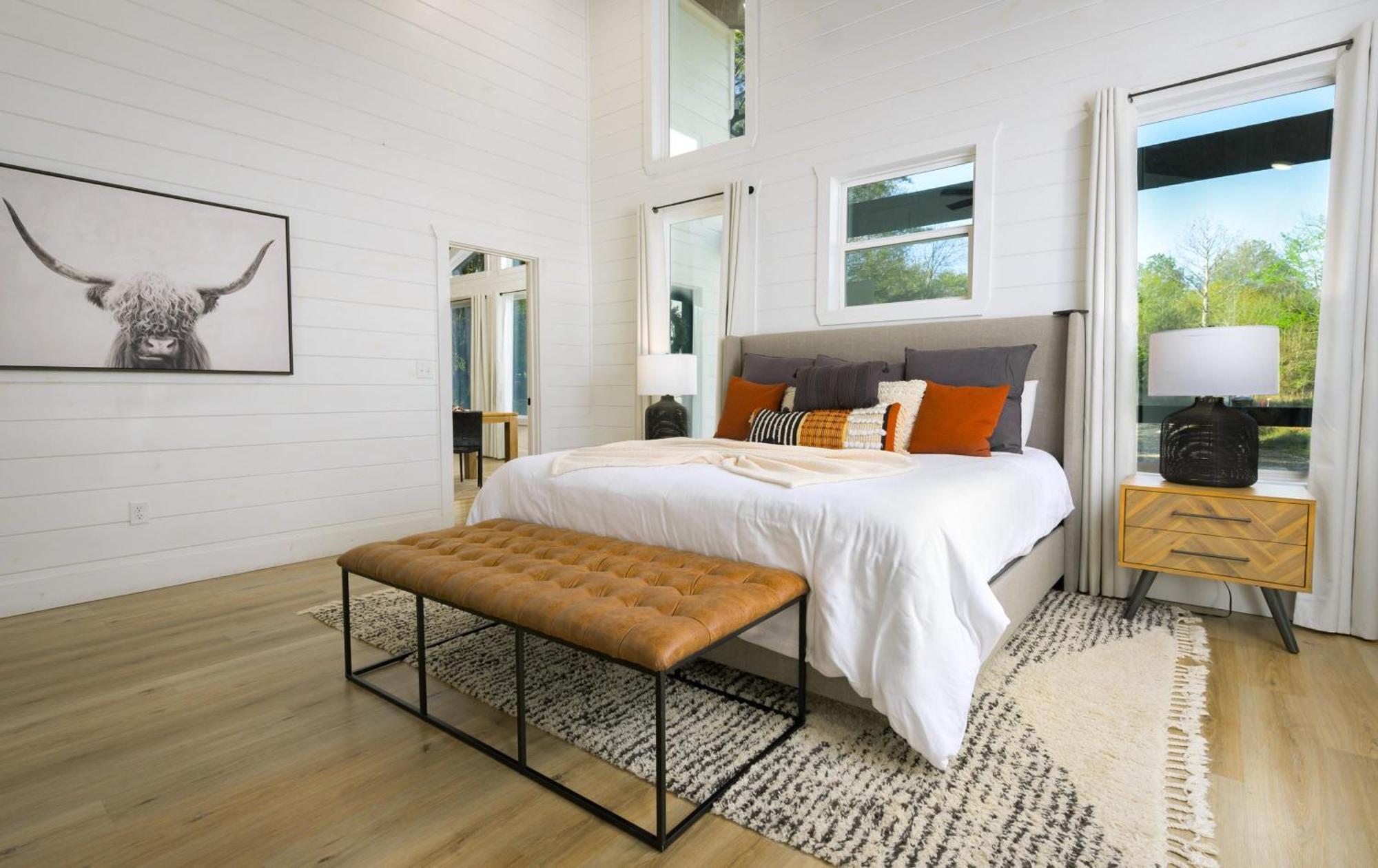 New Farmhouse-Chic Cabin With Hot Tub & Firepit 브로큰보우 외부 사진
